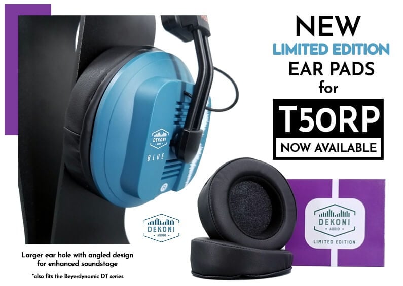Dekoni Limited Edition Earpads For Fostex T50 – Dekoni Audio