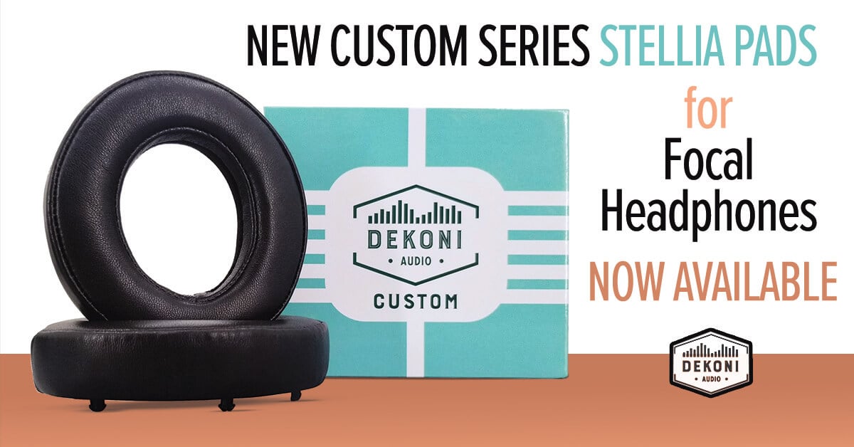 New Custom Series Ear pads For Focal Headphones – Dekoni Audio