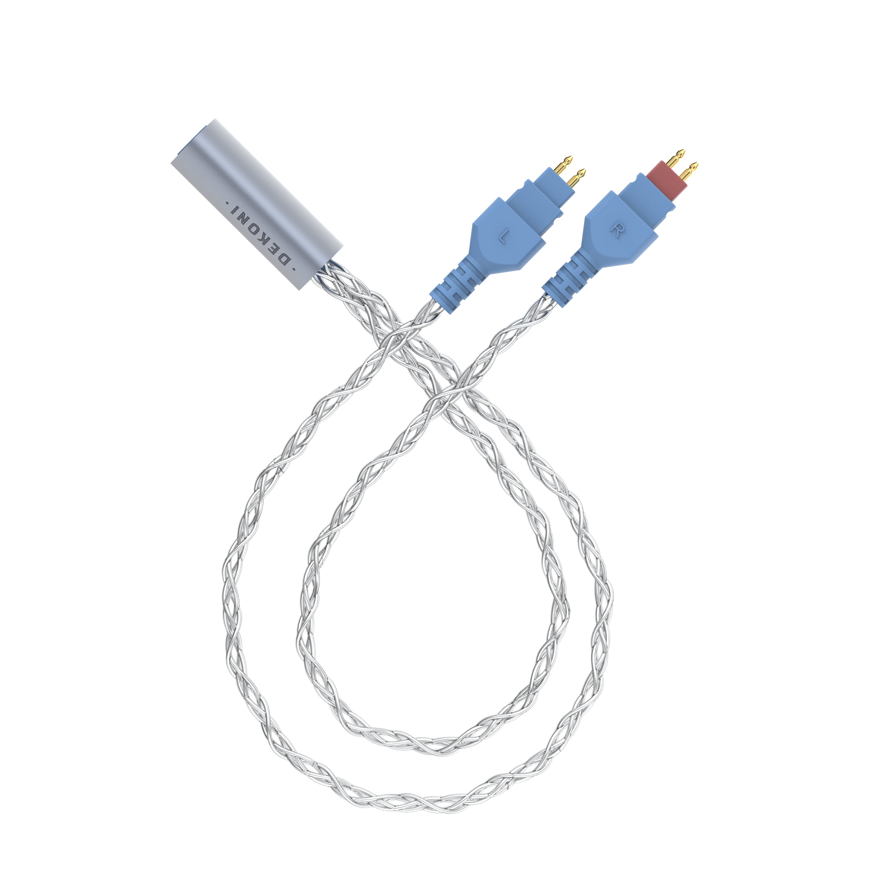 Dekoni Audio Ensemble 4-Pin XLR 64" Braided Cable Cable with HD600 Headphone Connectors