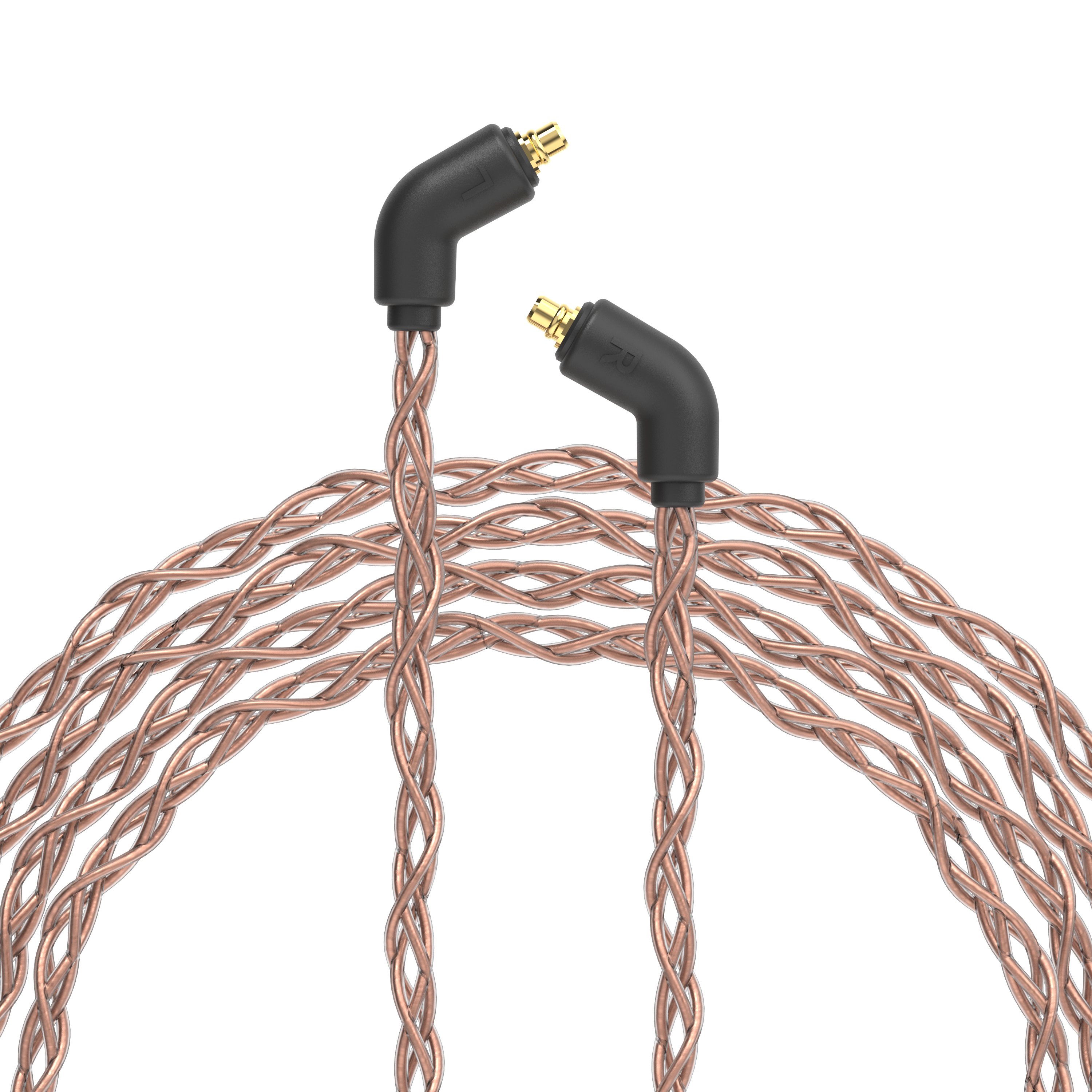 Post-Split MMCX IEM Connectors with PCUHD Copper Cable