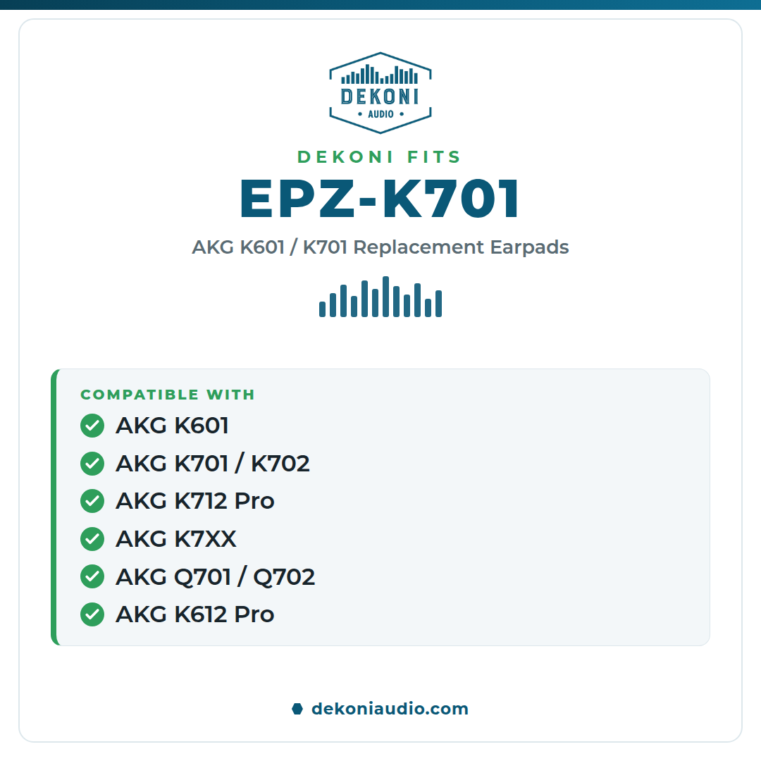 Earpads for AKG K601, K701, and More
