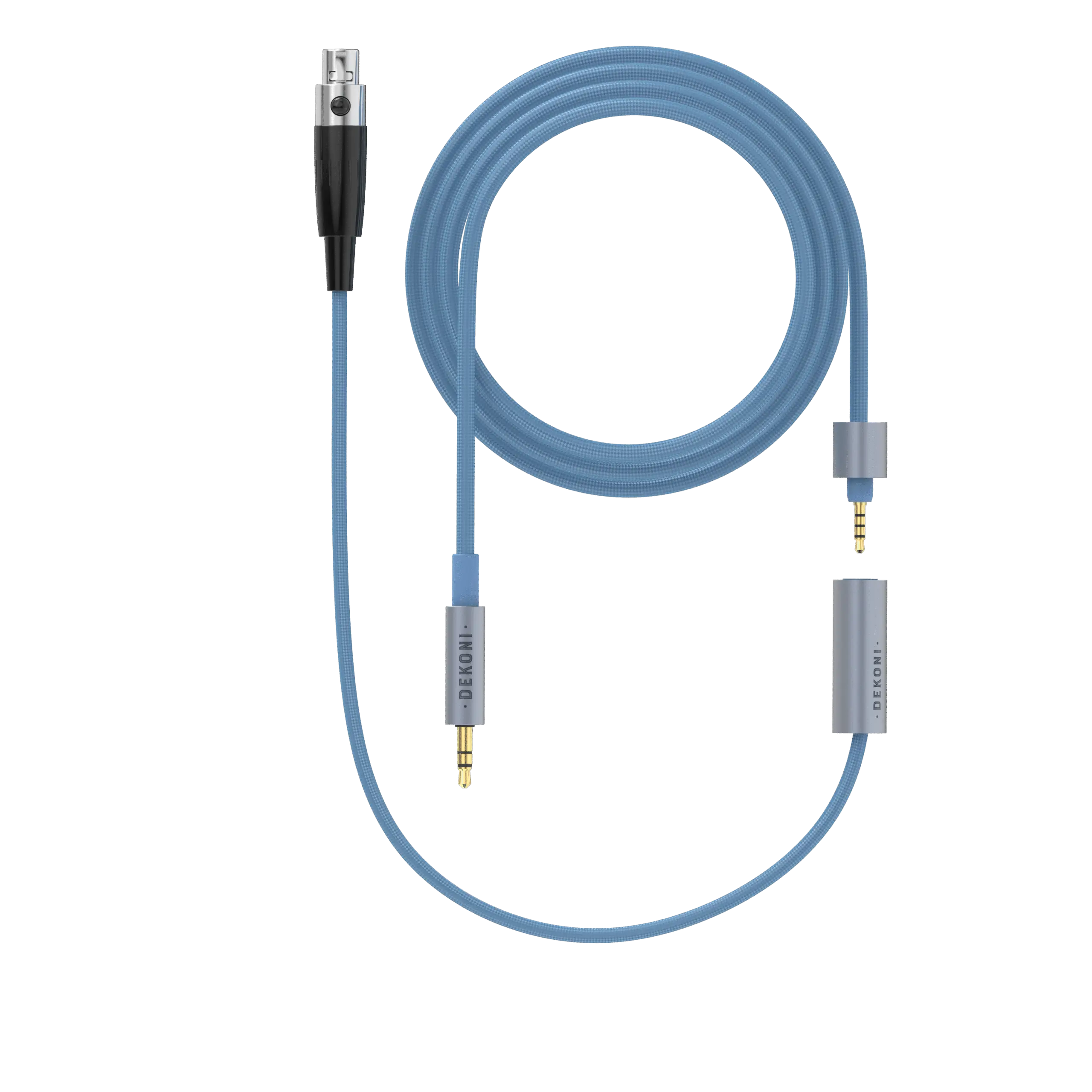 Dekoni Audio Ensemble 1/8" 64" Nylon Jacket Cable with Single 3pin XLR Headphone Connector