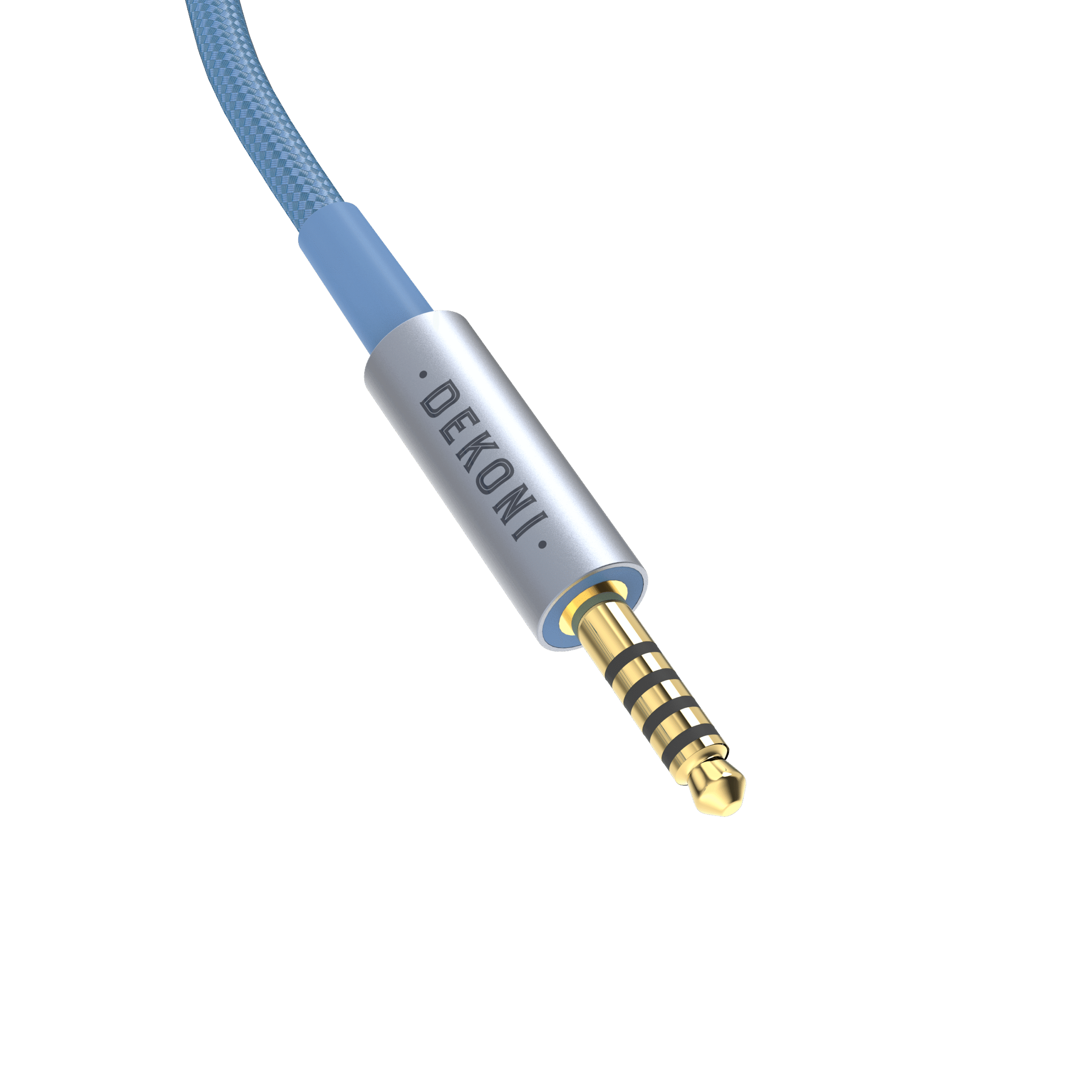 Presplit 4.4mm Balanced With Blue Nylon Woven Jacket