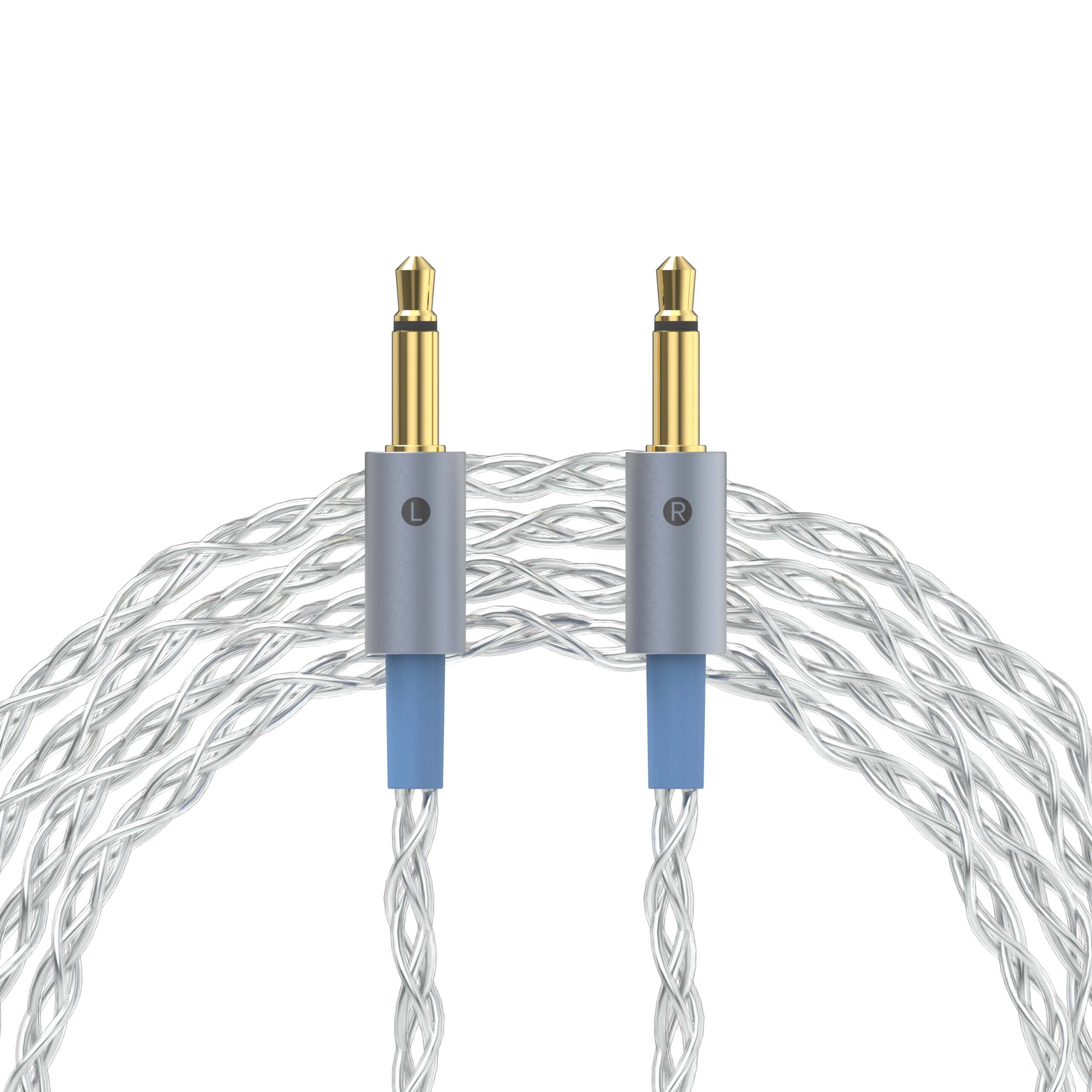 Dekoni Audio Ensemble 4.4mm 64" Braided Cable with 3.5mm Headphone Connectors