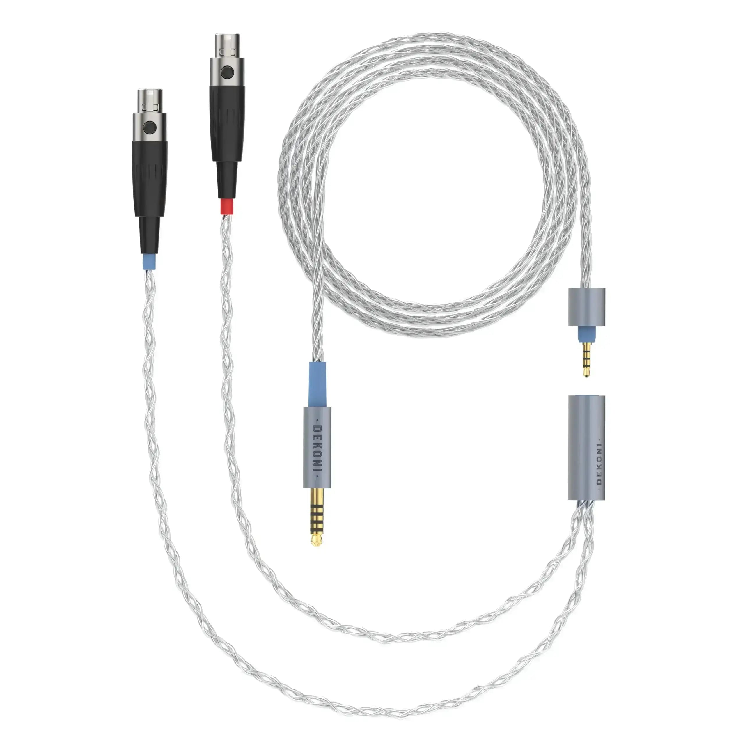 Dekoni Audio Ensemble 4.4mm 64" Braided Cable with 4-pin Mini XLR Headphone Connectors