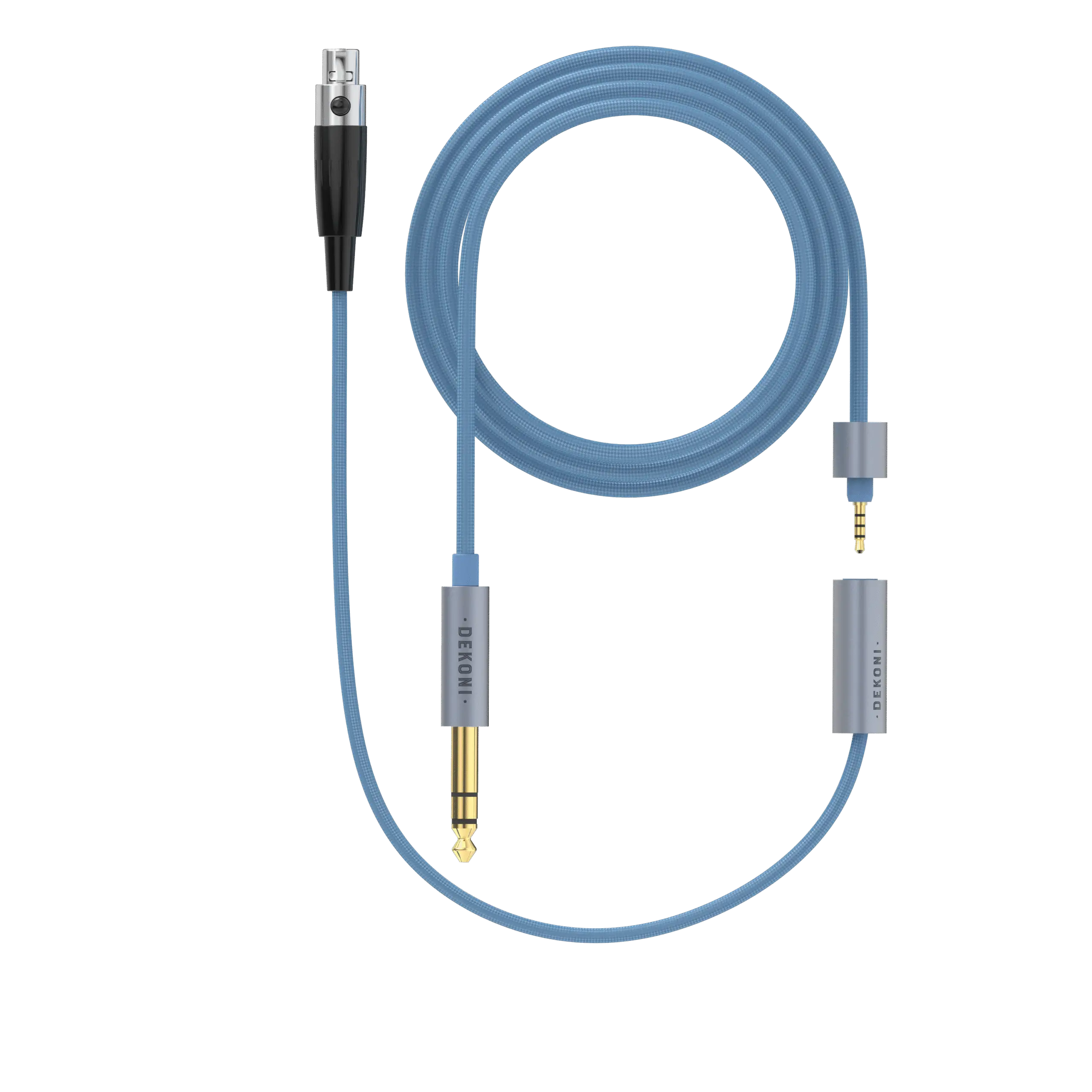 Dekoni Audio Ensemble 1/4" 64" Nylon Jacket Cable with Single 3pin XLR Headphone Connector
