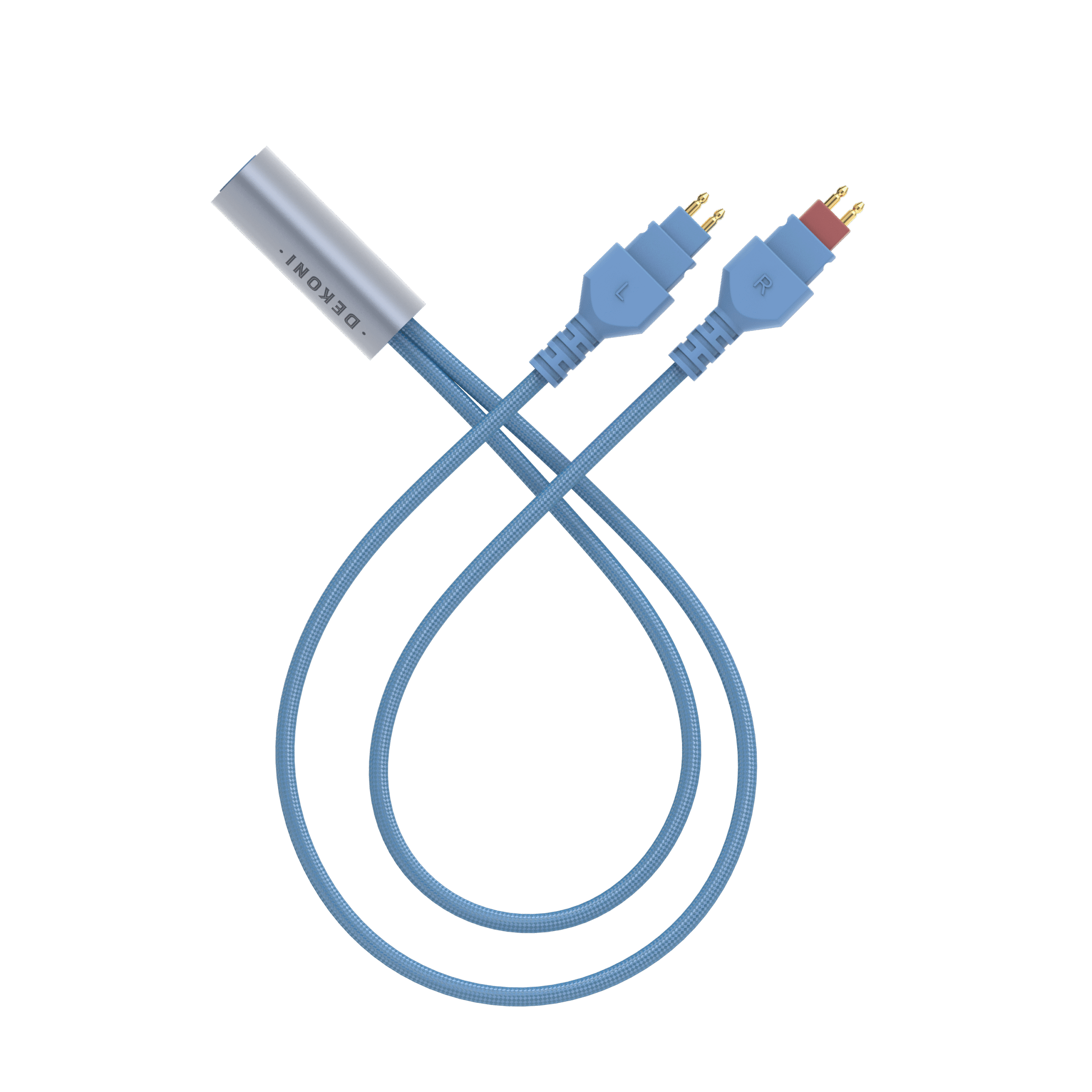 Dekoni Audio Ensemble 1/4" 52" Nylon Wrapped Cable with HD600 Headphone Connectors