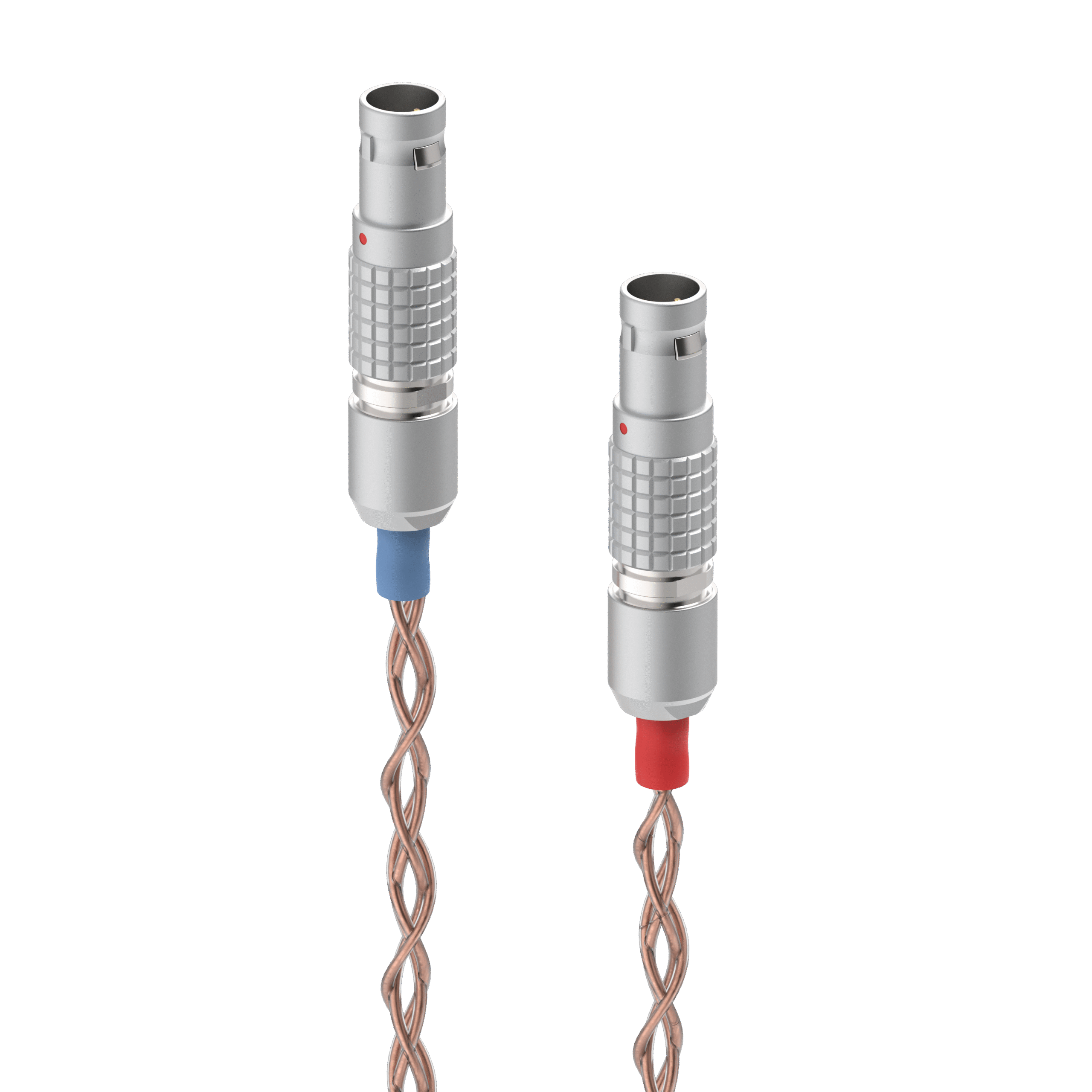 Dekoni Audio Ensemble 4-Pin XLR 64" PCUHD Cable with 2 Pin Utopia Lemo Headphone Connectors