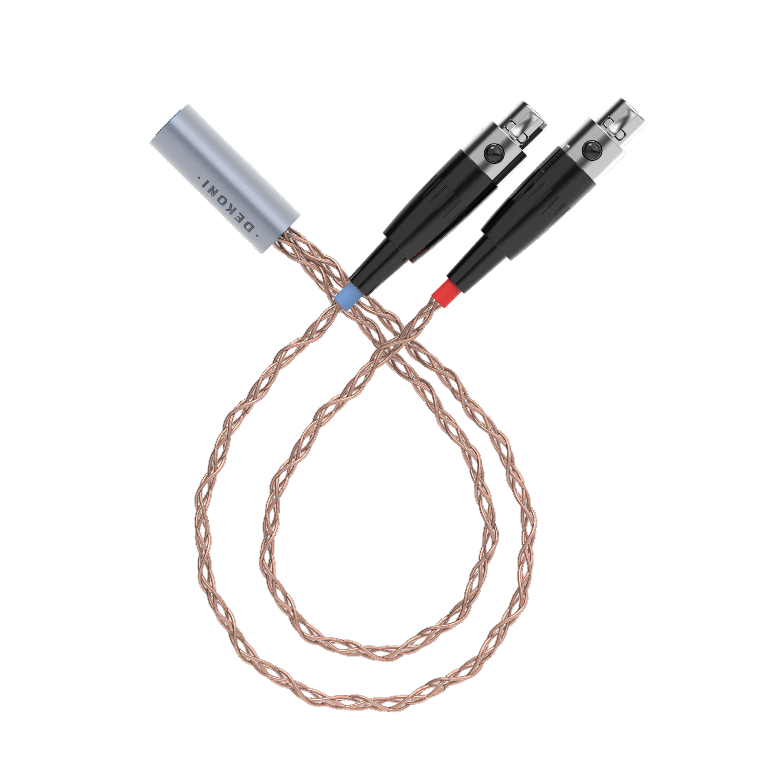 Dekoni Audio Ensemble 4-Pin XLR 64" PCUHD Cable with 4-pin Mini XLR Headphone Connectors