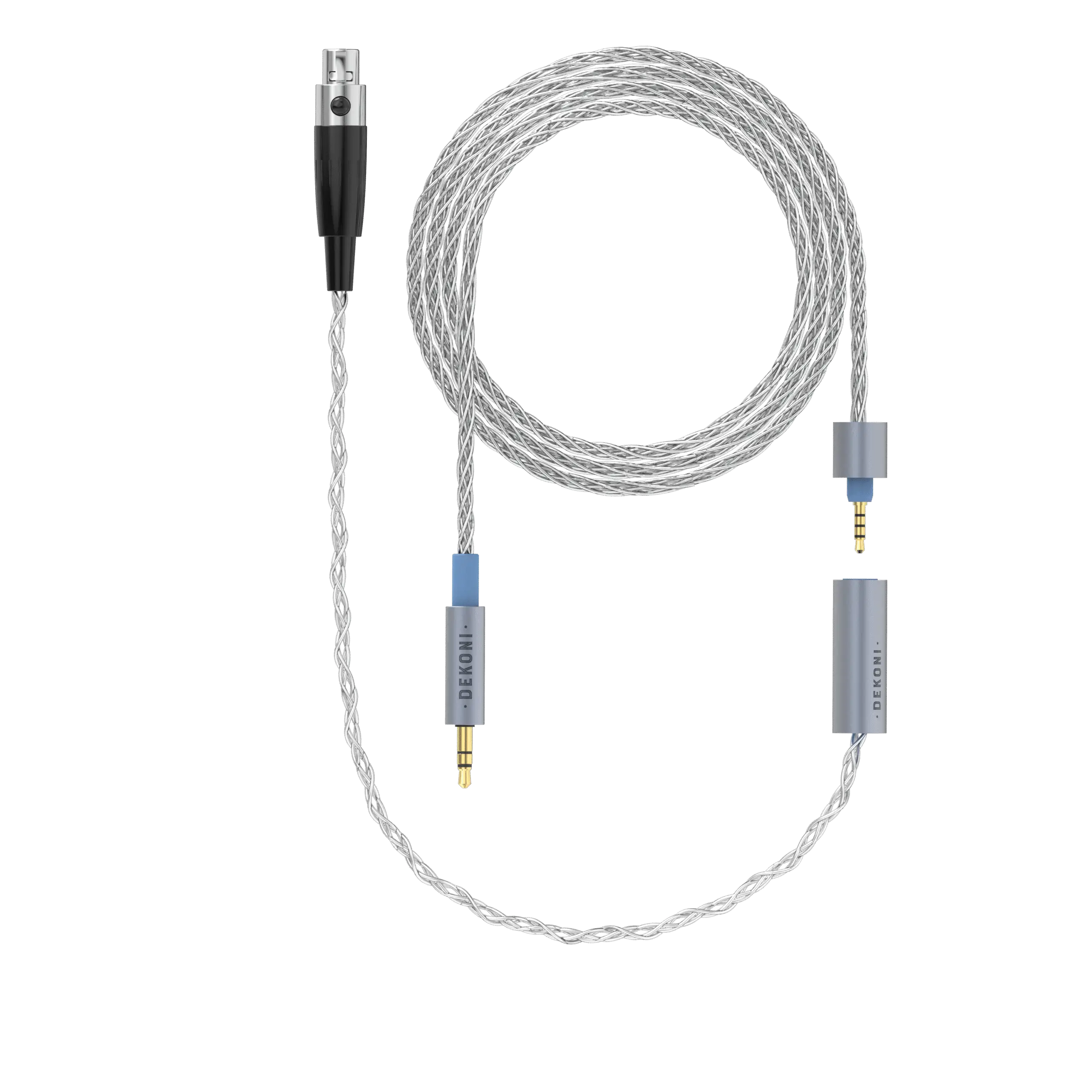 Dekoni Audio Ensemble 1/8" 64" Braided Cable with Single 3pin XLR Headphone Connector