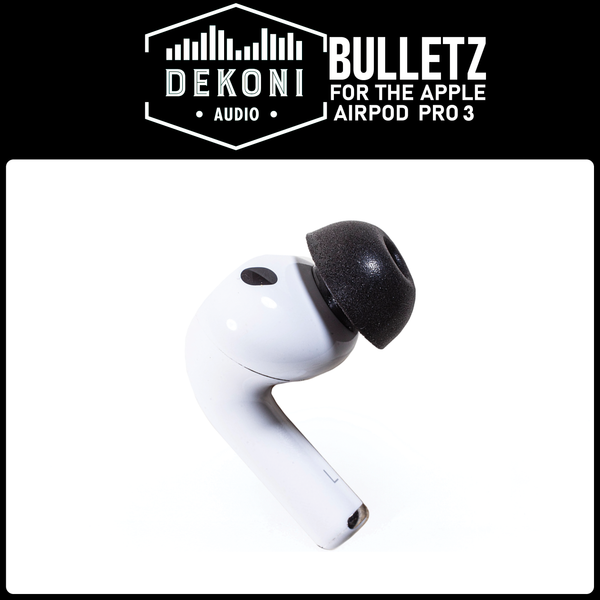 Memory Foam Earphone Tips for the Apple Airpods Pro 3 – Dekoni Audio