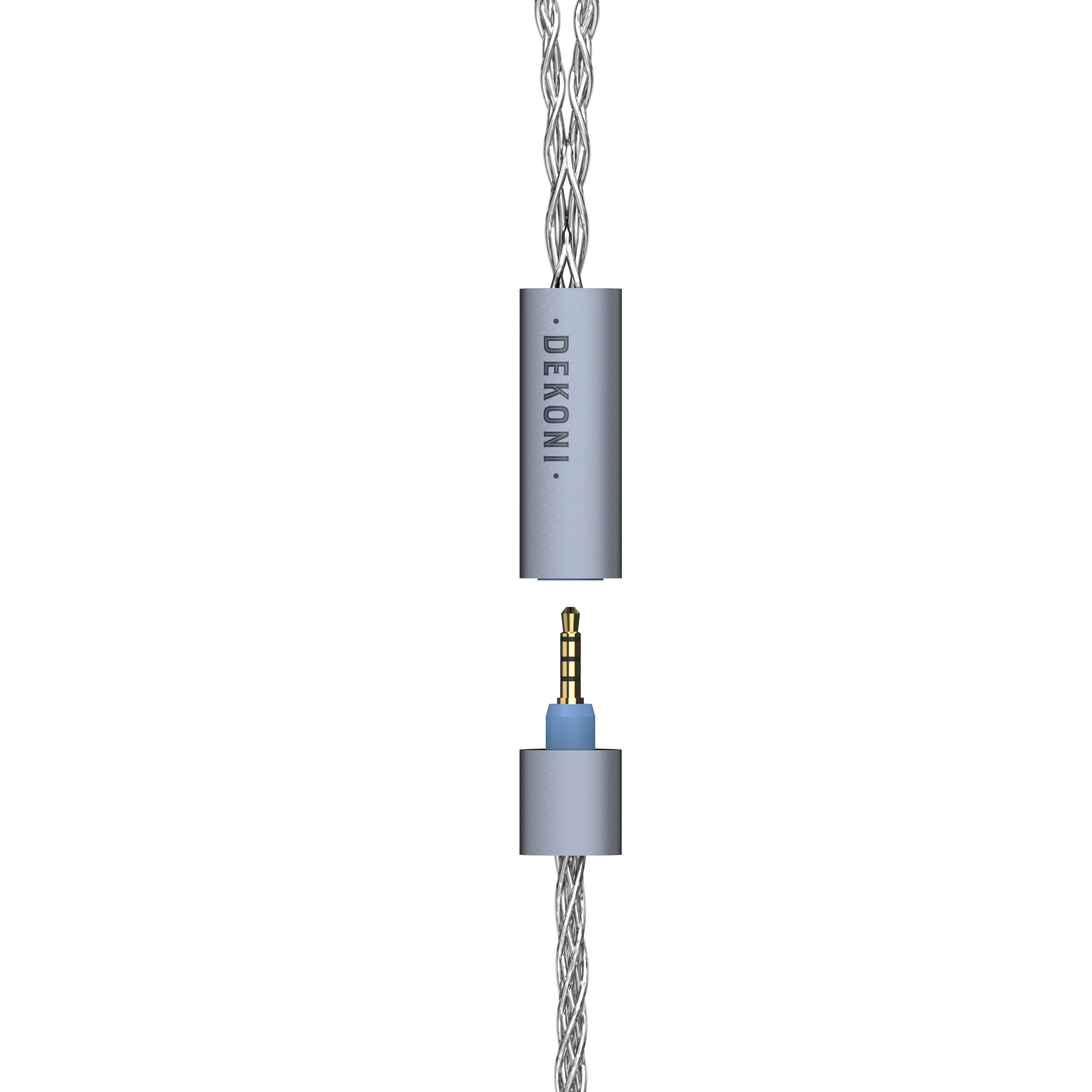 Dekoni Audio Ensemble 3 meter Extension plugs Braided SIlver Plated Copper