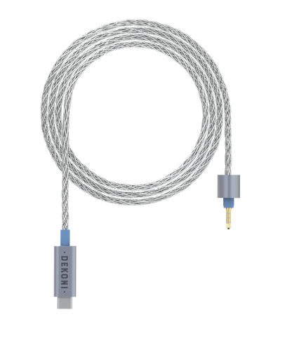 Presplit USB-C 52" CS43131 DAC/AMP Silver Braided Cable