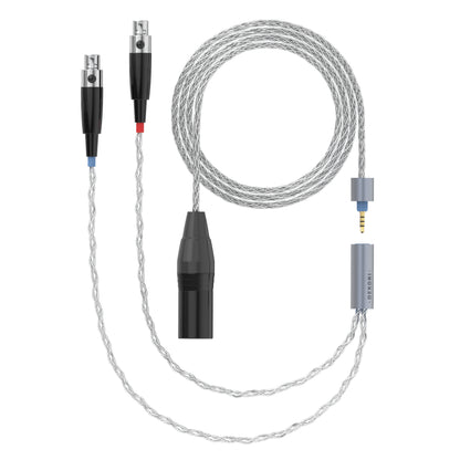 Dekoni Audio Ensemble 4-Pin XLR 64" Braided Cable Cable with 4-pin Mini XLR Headphone Connectors