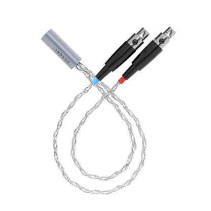 Dekoni Audio Ensemble 4-Pin XLR 64" Braided Cable Cable with 4-pin Mini XLR Headphone Connectors