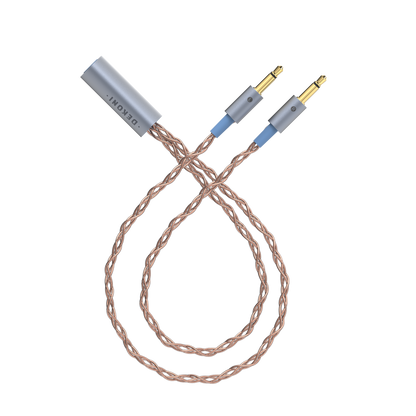 Dekoni Audio Ensemble TS 3.5mm Plugs Braided PCUHD Y-Split
