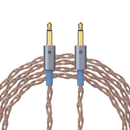 Dekoni Audio Ensemble TS 3.5mm Plugs Braided PCUHD Y-Split