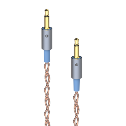 Dekoni Audio Ensemble TS 3.5mm Plugs Braided PCUHD Y-Split