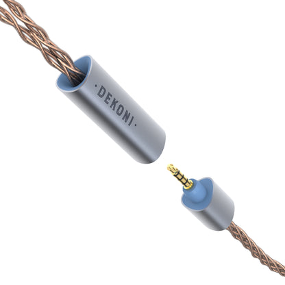 Dekoni Audio Ensemble TS 3.5mm Plugs Braided PCUHD Y-Split