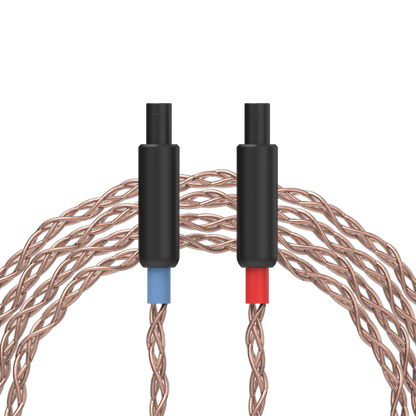 Dekoni Audio Ensemble HD800 Plugs Braided PCUHD Y-Split