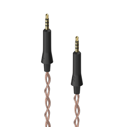 Dekoni Audio Ensemble grell OAE1/2 Plugs Braided PCUHD Y-Split