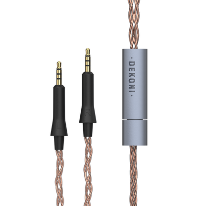 Dekoni Audio Ensemble grell OAE1/2 Plugs Braided PCUHD Y-Split