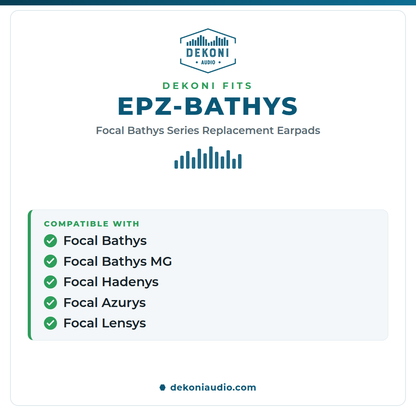 Replacement Earpads for Focal Bathys, Bathys MG, Hadenys, Azurys, Lensys