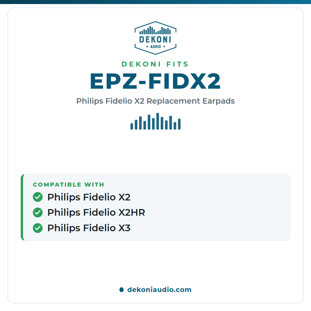 Replacement Earpads for Philips Fidelio X2 Headphones