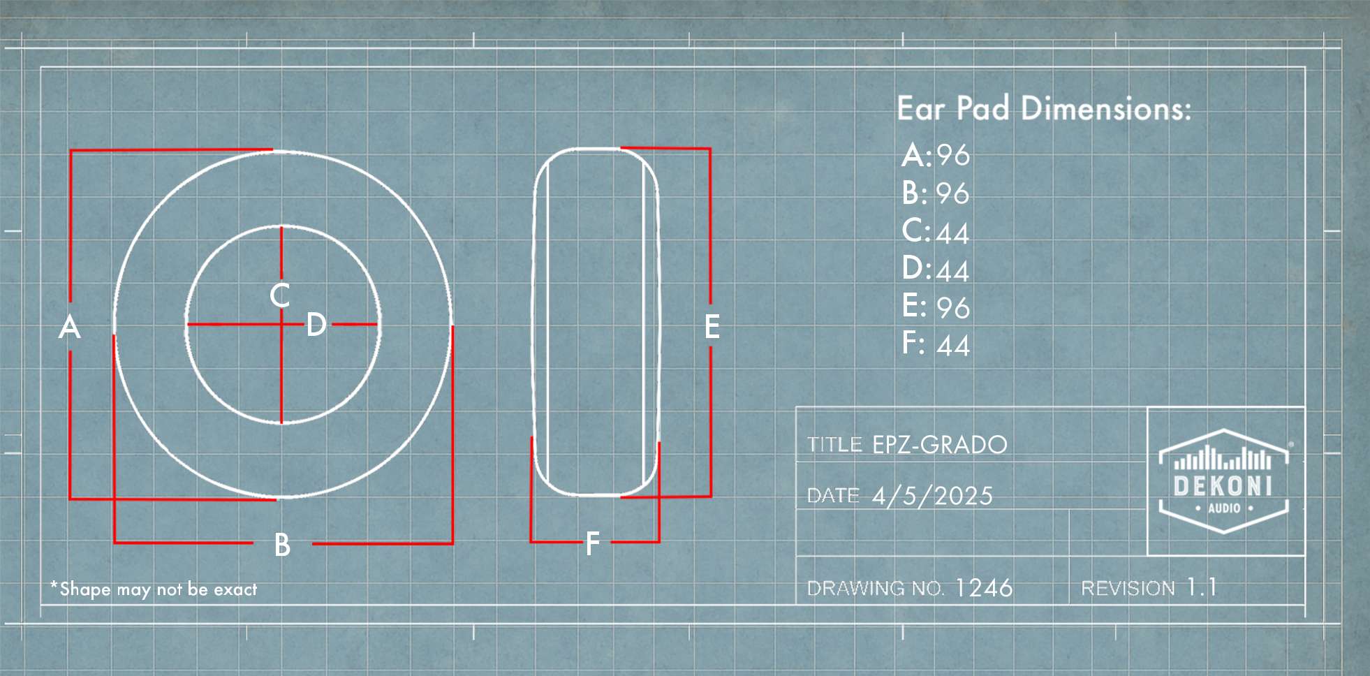 Replacement Earpads for Grado Headphones
