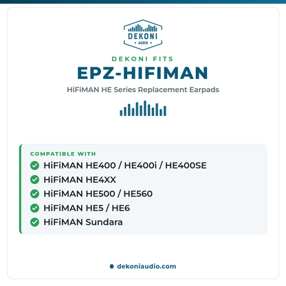 Replacement Earpads for HiFiMan HE Series Headphones and More