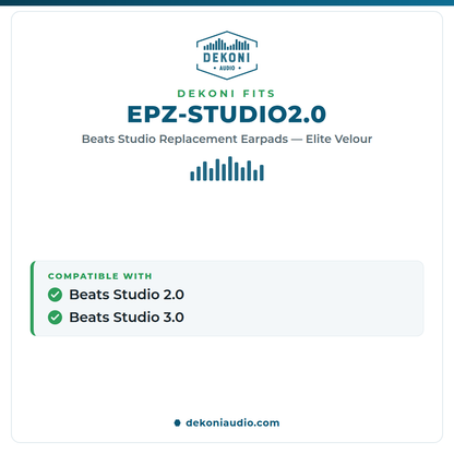 Replacement Earpads for Beats Studio 2.0 and 3.0 - Elite Velour
