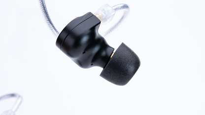 Memory Foam Isolation Earphone Tips Black 4.9mm Mercury