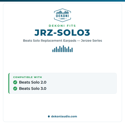 Replacement Ear Pads for the Beats Solo 2.0 and 3.0 - Earpadz Jerzee Series