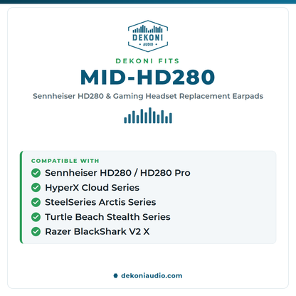 Replacement Earpads for the Sennheiser HD280 Series Headphones