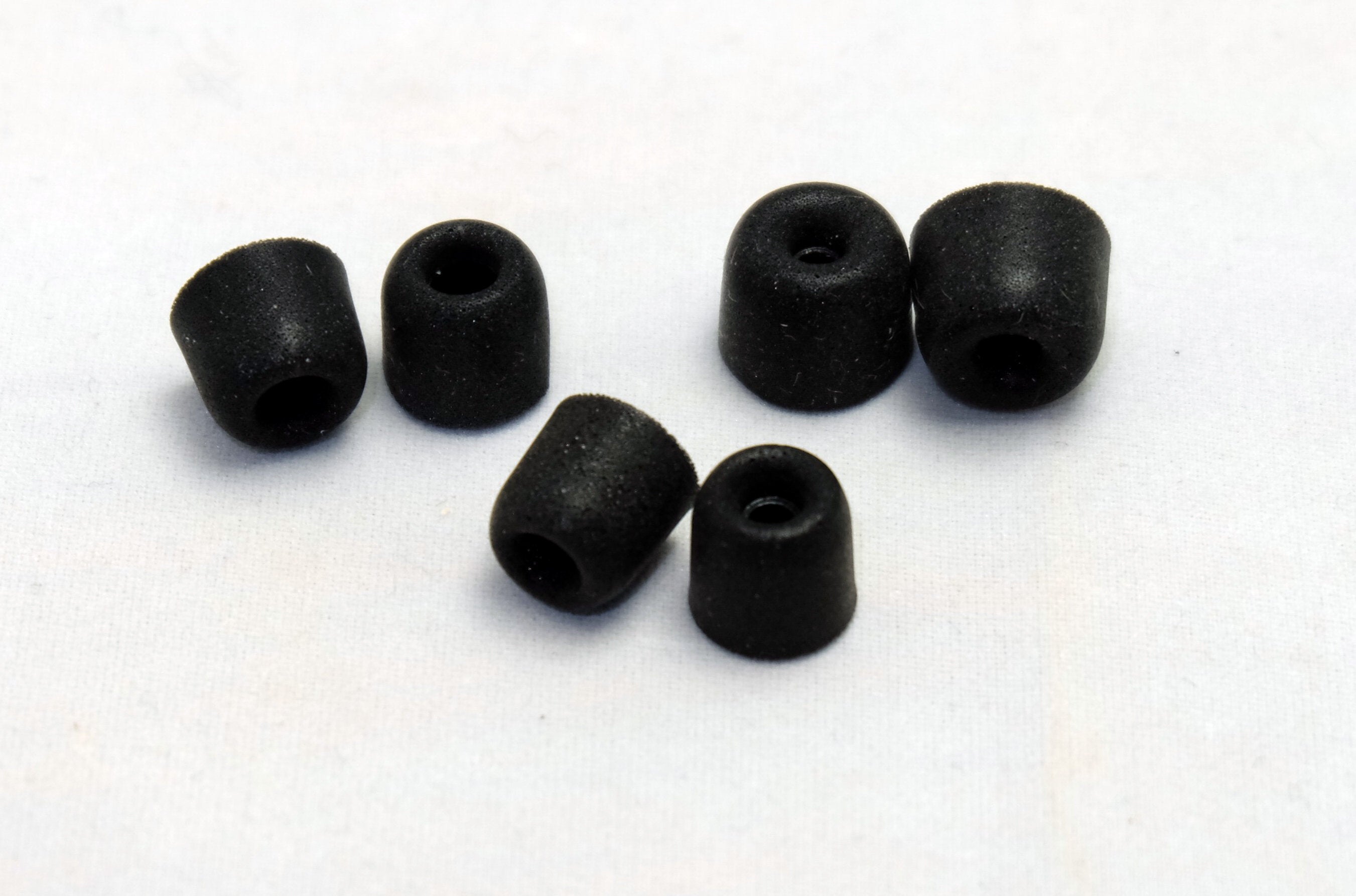Memory Foam Isolation Earphone Tips Black 4.9mm Mercury