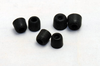 Memory Foam Isolation Earphone Tips Black 4.9mm Mercury