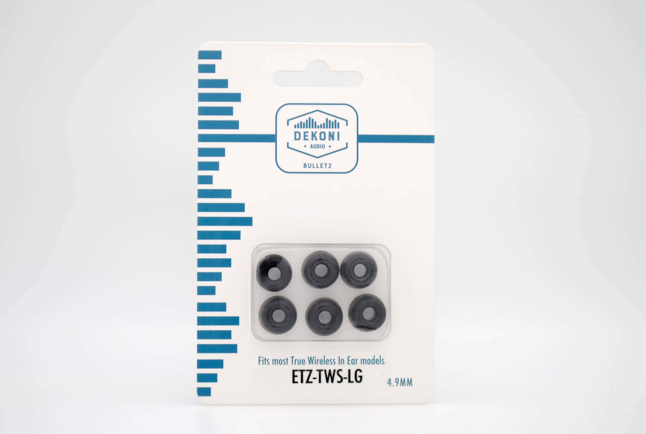 Dekoni Bulletz Memory Foam Eartips | True Wireless Earbuds