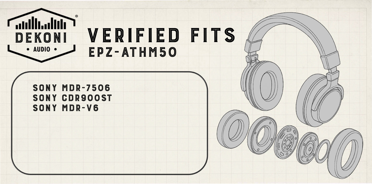 Standard Size Oval Replacement Earpads for Studio Monitor Headphones and Communication Headsets - Audio Technica, Sony, and More