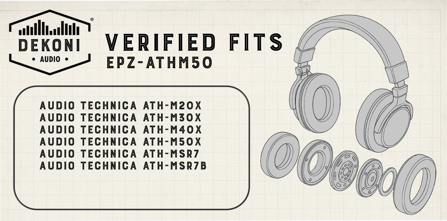 Standard Size Oval Replacement Earpads for Studio Monitor Headphones and Communication Headsets - Audio Technica, Sony, and More