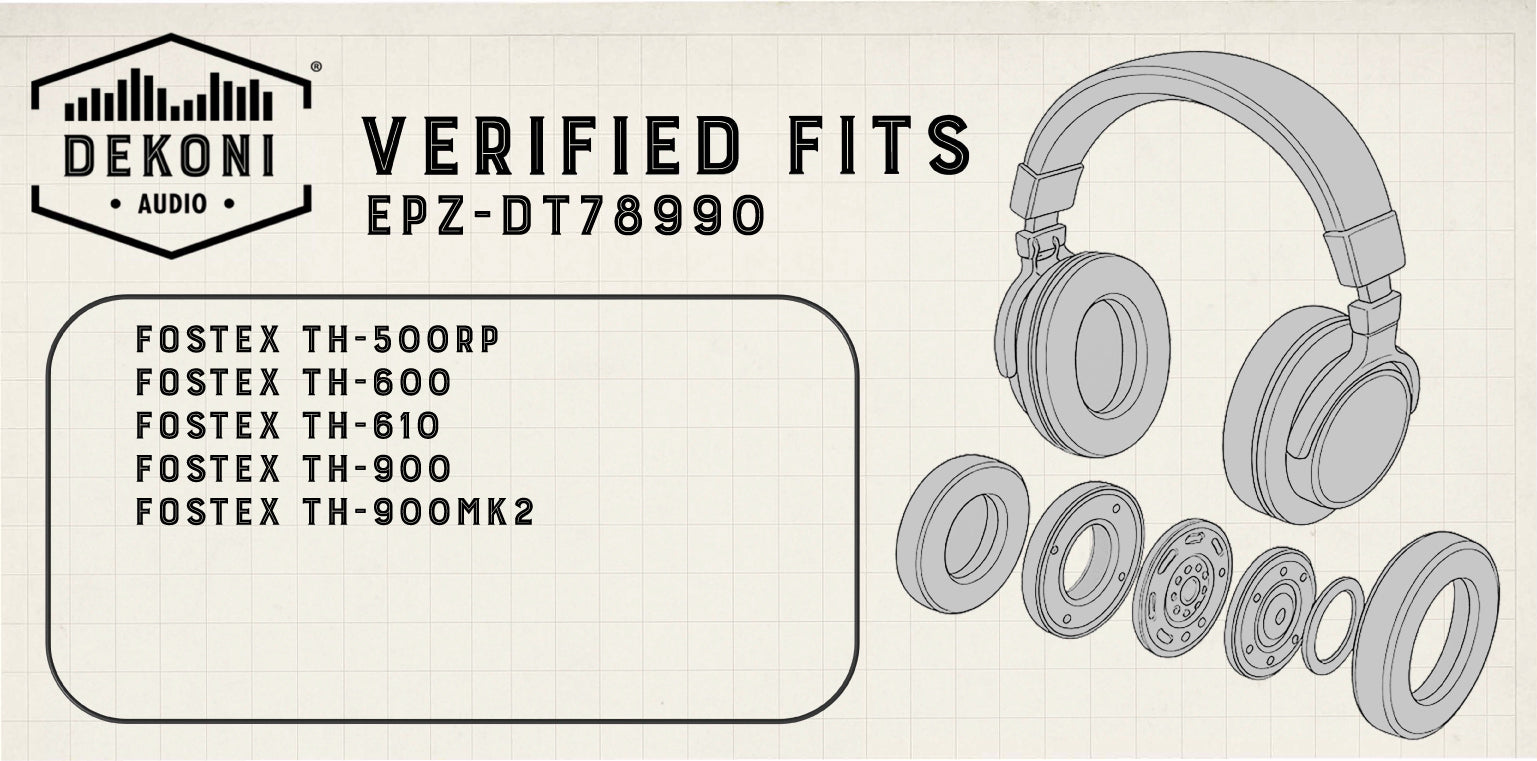 Universal Fit 100mm Replacement Earpads (Fits Beyerdynamic, AKG & More)