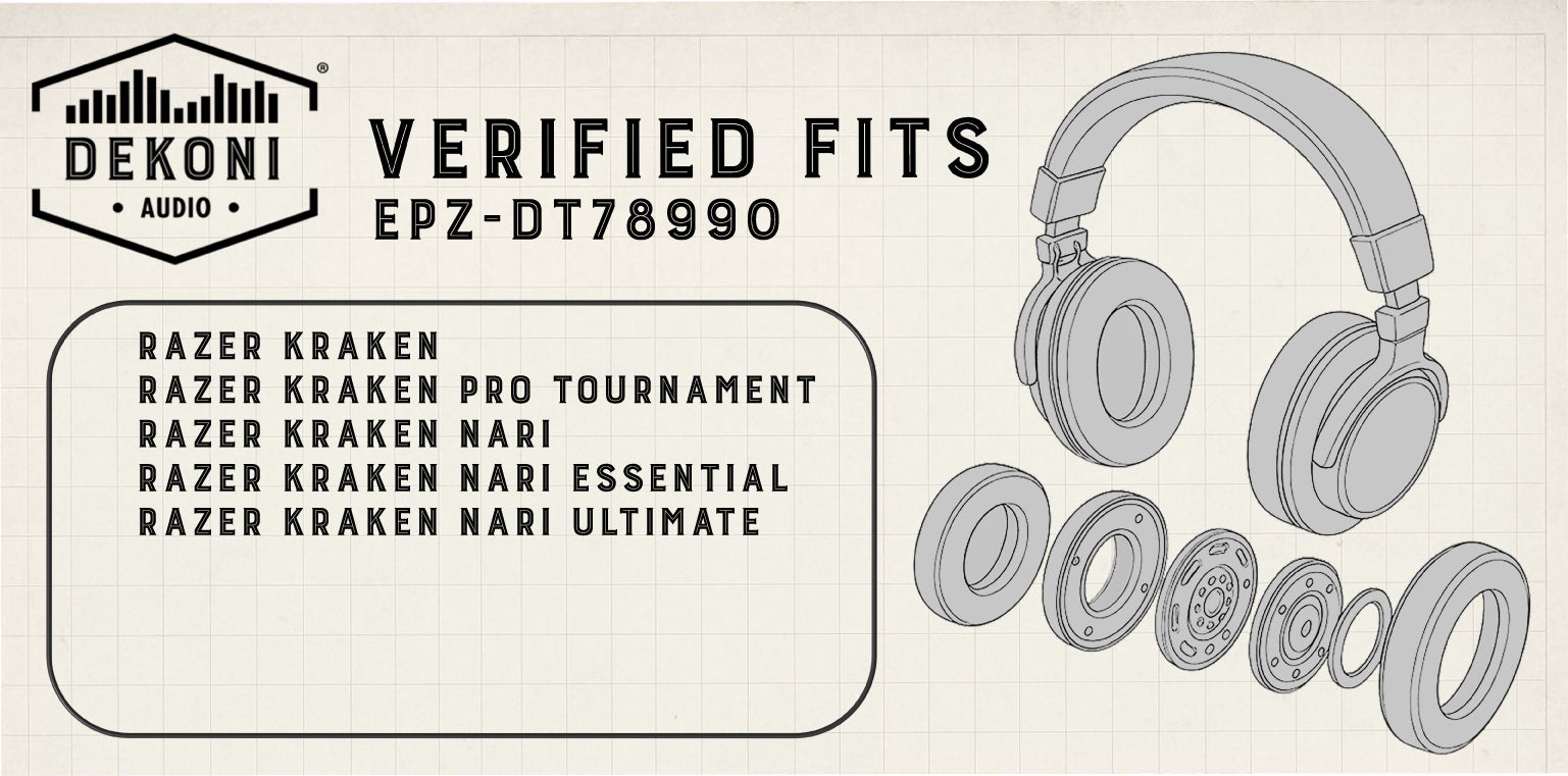 Universal Fit 100mm Replacement Earpads (Fits Beyerdynamic, AKG & More)