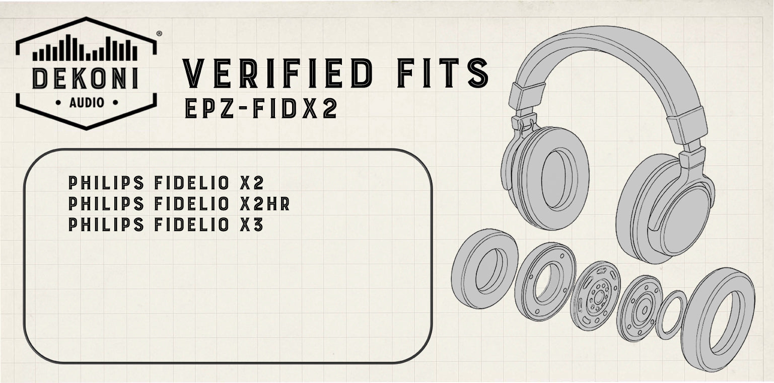Replacement Earpads for Philips Fidelio X2 Headphones
