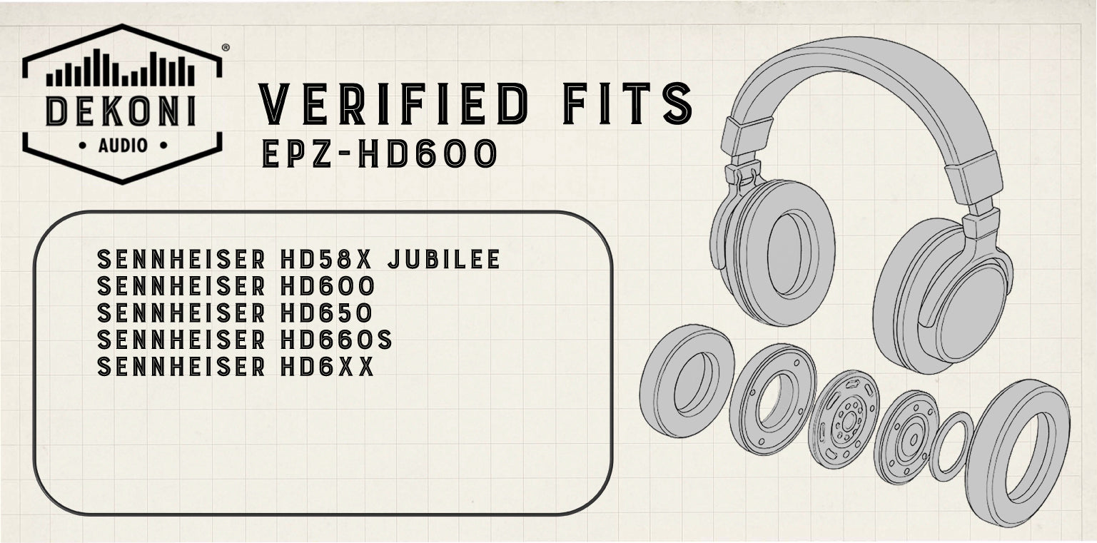Replacement Earpads for Sennheiser HD600 / HD650 / HD6XX / HD58X / HD660S and More