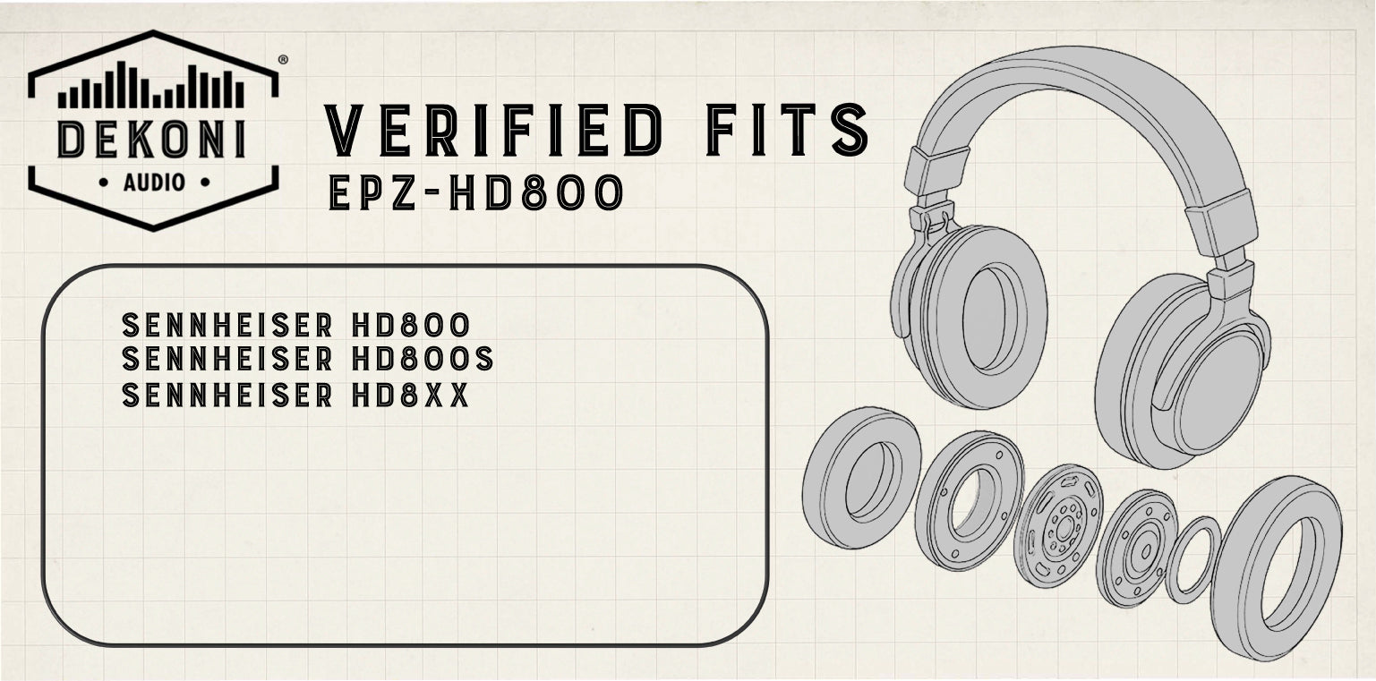 Replacement Earpads for Sennheiser HD800 Series Headphones