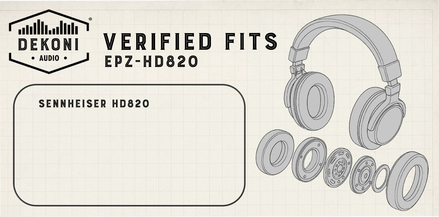 Replacement Earpads for Sennheiser HD820 Headphones