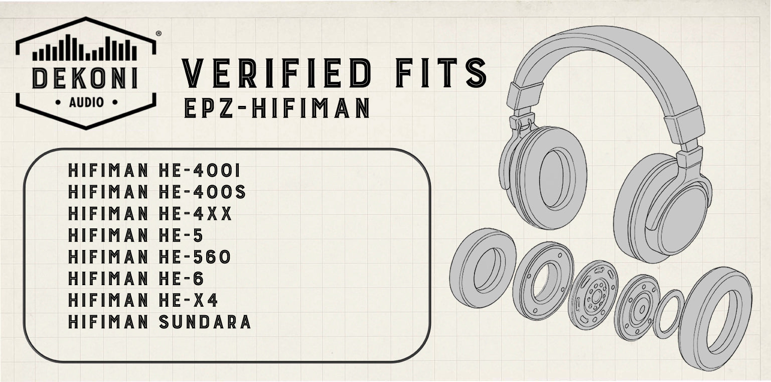 Replacement Earpads for HiFiMan HE Series Headphones and More