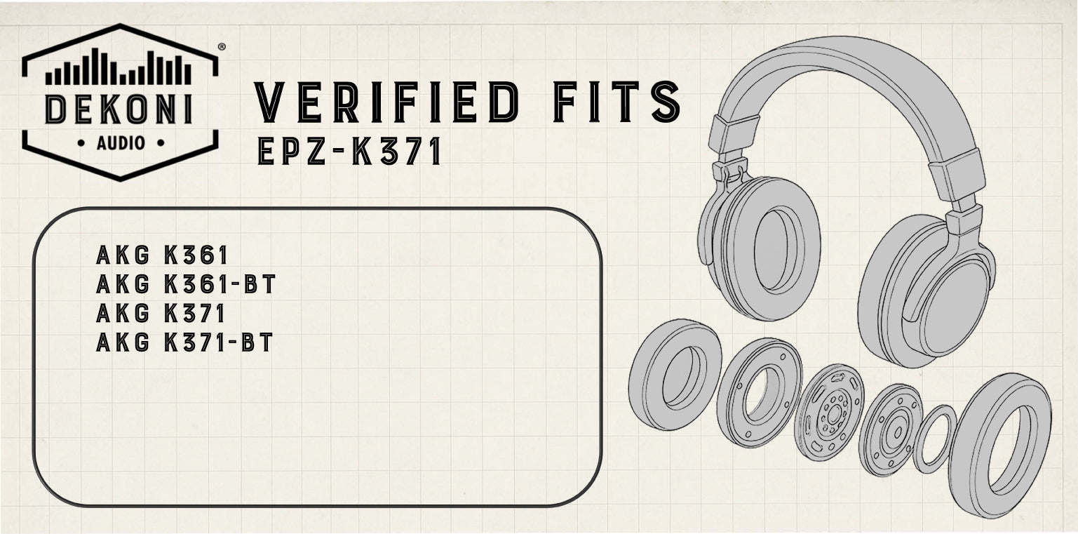 Replacement Earpads for AKG K371 Headphones