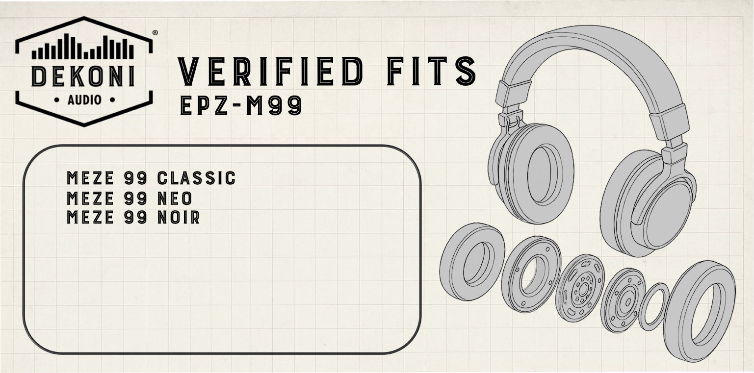 Replacement Earpads for Meze 99 Headphones