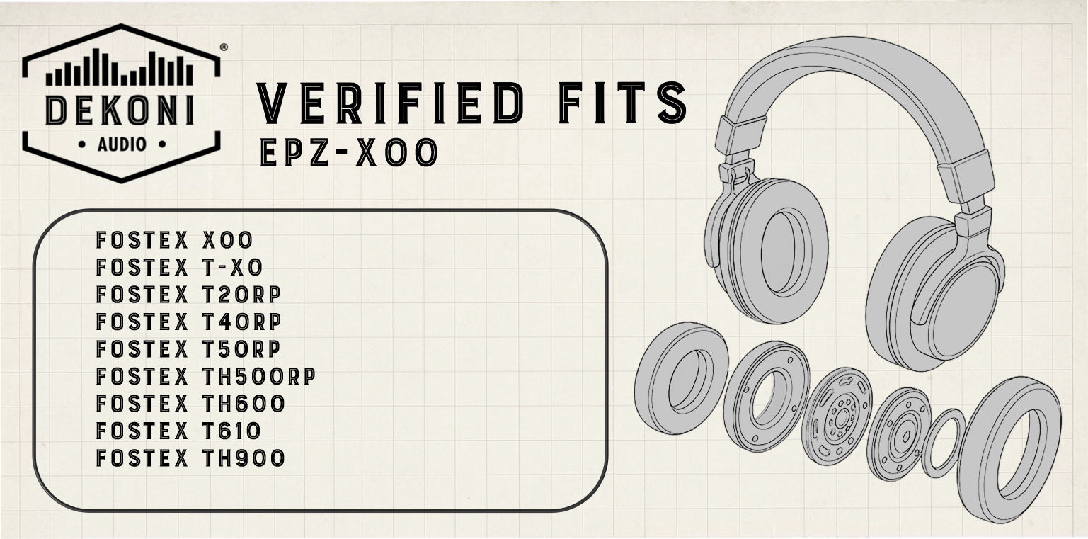 Replacement Earpads for Fostex TH and Denon AH, and X00 Series Headphones
