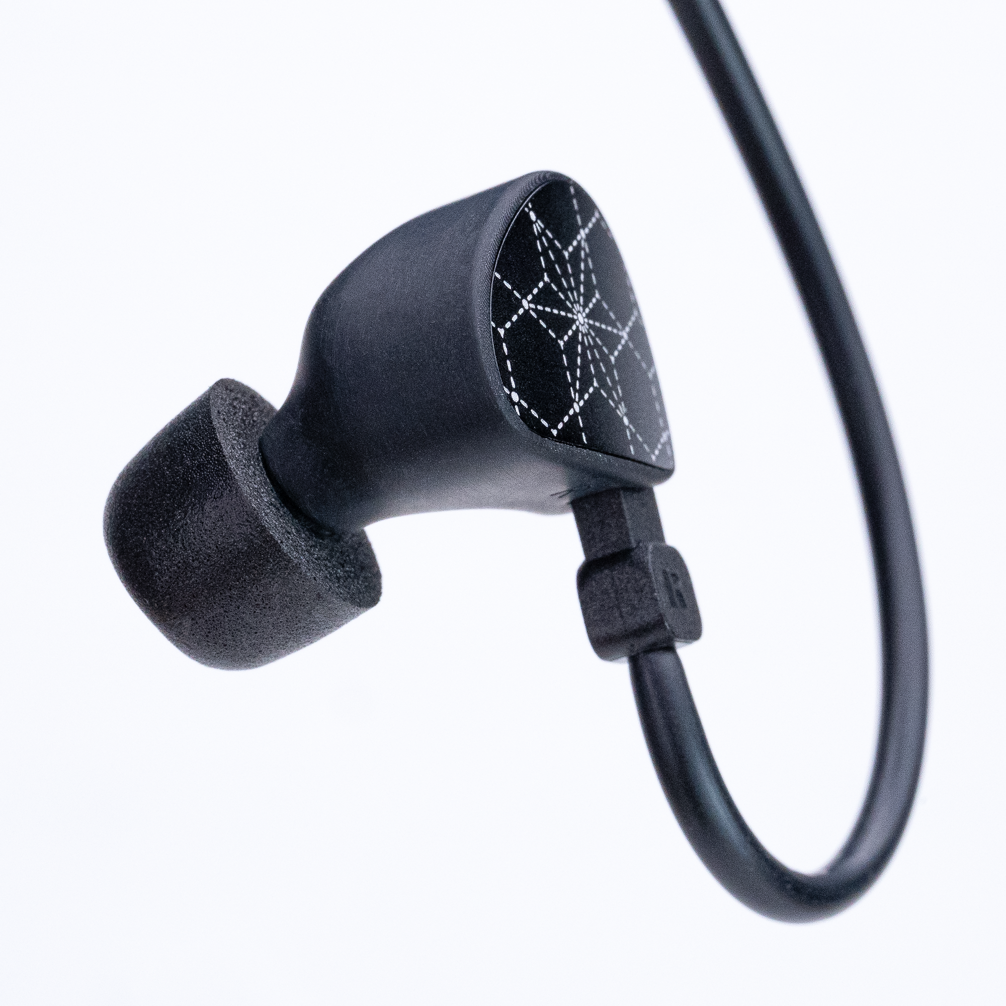 Memory Foam Isolation Earphone Tips Black 4.9mm Mercury